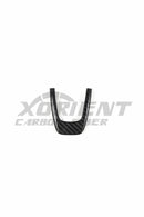 FIAT 500 ABARTH Carbon Fiber Lower Steering Wheel Trim Cover-black