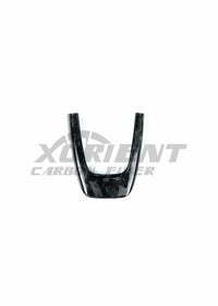 FIAT 500 ABARTH Carbon Fiber Lower Steering Wheel Trim Cover-forged carbon