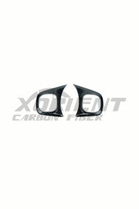 FIAT 500 ARARTH Carbon Fiber Steering Wheel Trims[2ps]-black