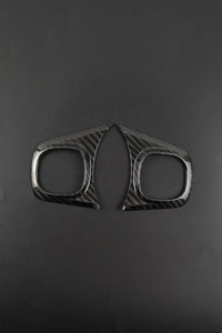 FIAT 500 ARARTH Carbon Fiber Steering Wheel Trims[2pcs]