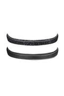 FIAT 500 Real Carbon Fiber Roof Spoiler Trim Cover