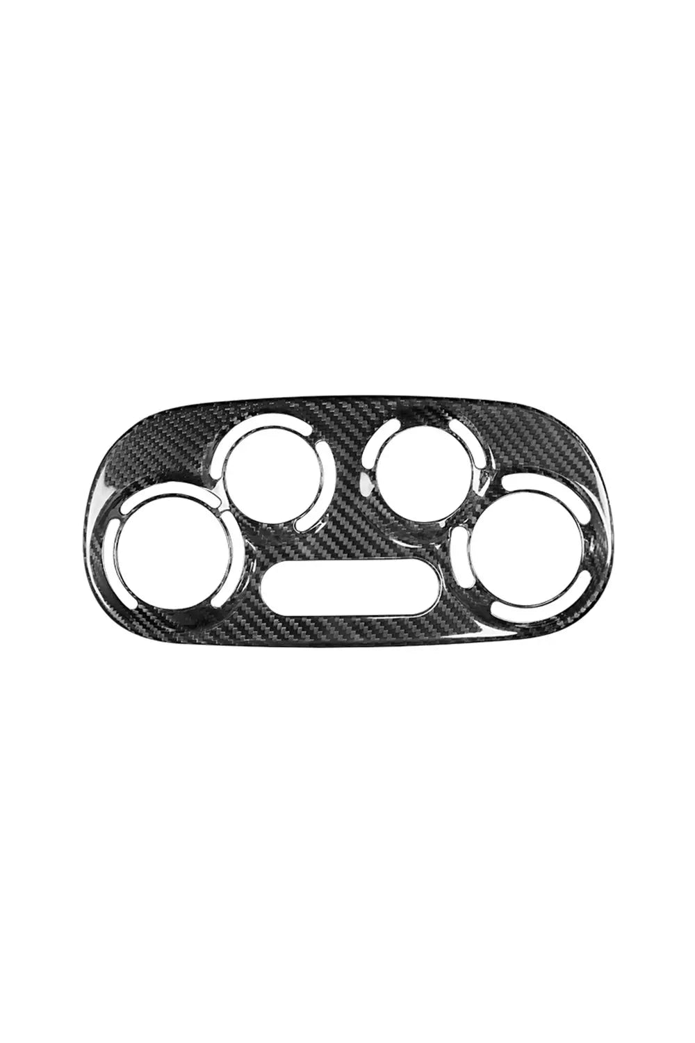 Fiat 500 Abarth Real Carbon Fiber Temperature Control Panel-Manual Controls