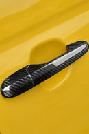 Fiat 500 Abarth 595 695 Carbon Fiber Door Handles Trim Cover
