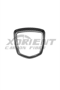 Fiat 500 Abarth 595 Carbon Fiber Rear Emblem Trim