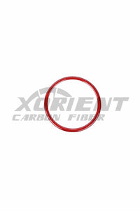 Fiat 500 Abarth Carbon Fiber Steering Wheel Center Trim Covers[2ps]-RED