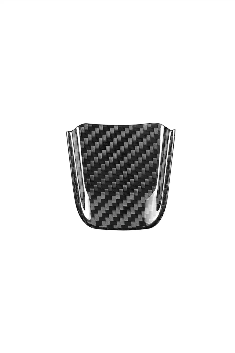 Fiat 500 Abarth Carbon Fiber Steering Wheel Lower Center Trim Cover
