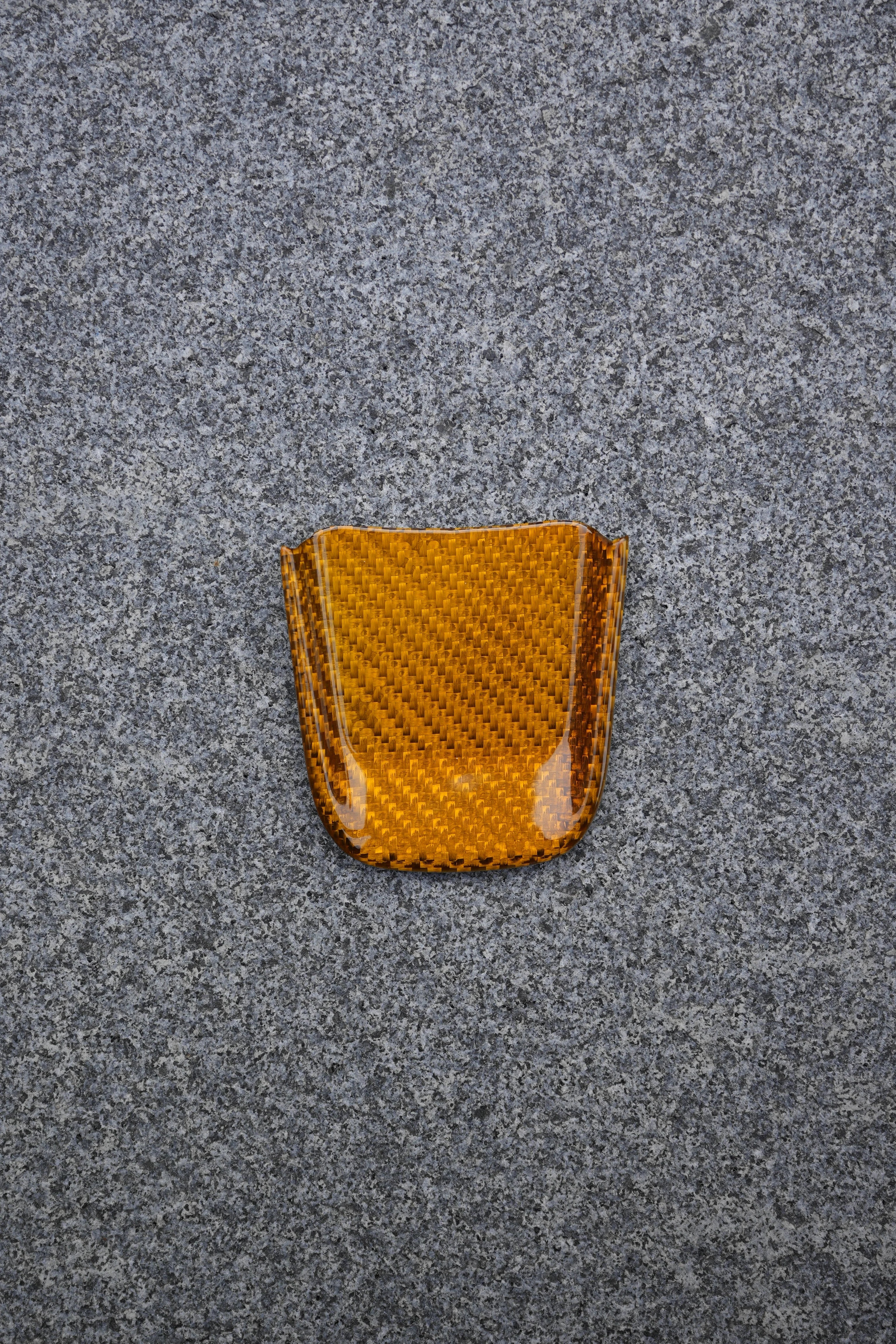Fiat 500 Abarth Carbon Fiber Steering Wheel Lower Center Trim Cover