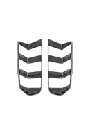 Ford Mustang S650 2024+Carbon Fiber Rear Tail Light Trim Bezel Covers