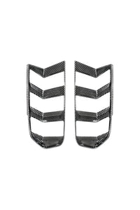 Ford Mustang S650 2024+Carbon Fiber Rear Tail Light Trim Bezel Covers