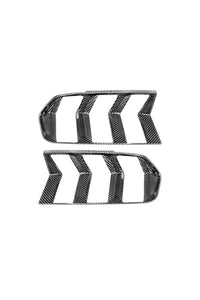 Ford Mustang S650 2024+Carbon Fiber Rear Tail Light Trim Bezel Covers