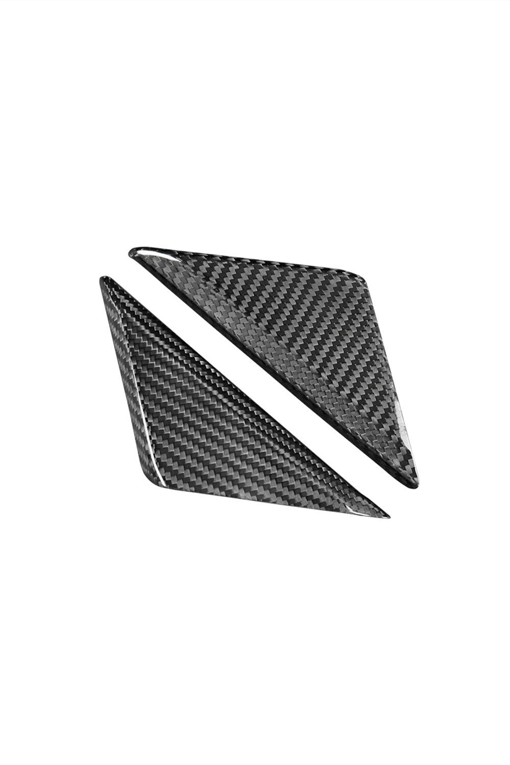 Ford Mustang S650 Carbon Fiber A pillar Window Front Triangle Cover Trim