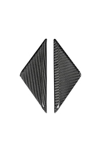 Ford Mustang S650 Carbon Fiber A pillar Window Front Triangle Cover Trim