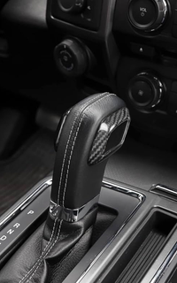 Ford F150 2015-2020 Shift Knob Chrome Delete Carbon Fiber Trim Cover XORIENT carbon fiber