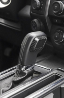 Ford F150 2015-2020 Shift Knob Chrome Delete Carbon Fiber Trim Cover XORIENT carbon fiber