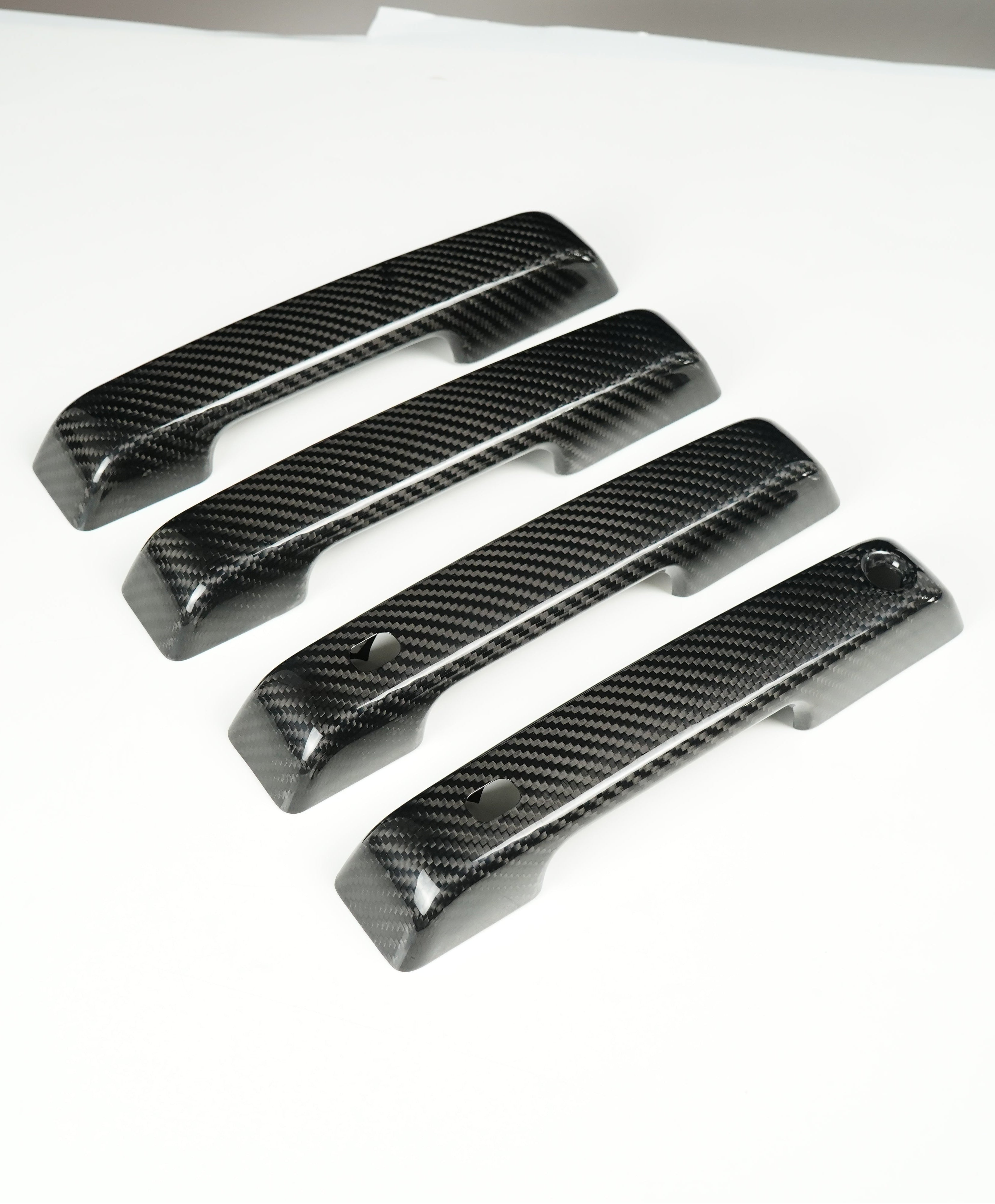 Ford F150 2021-Up Exterior Door Handles Hard Carbon Fiber Trim Covers
