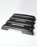 Ford F150 2021-Up Exterior Door Handles Hard Carbon Fiber Trim Covers black