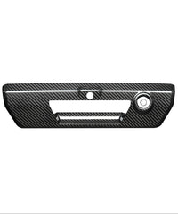 Ford F150 2021-Up Tailgate Latch Door Handles Real Carbon Fiber Trim Cover