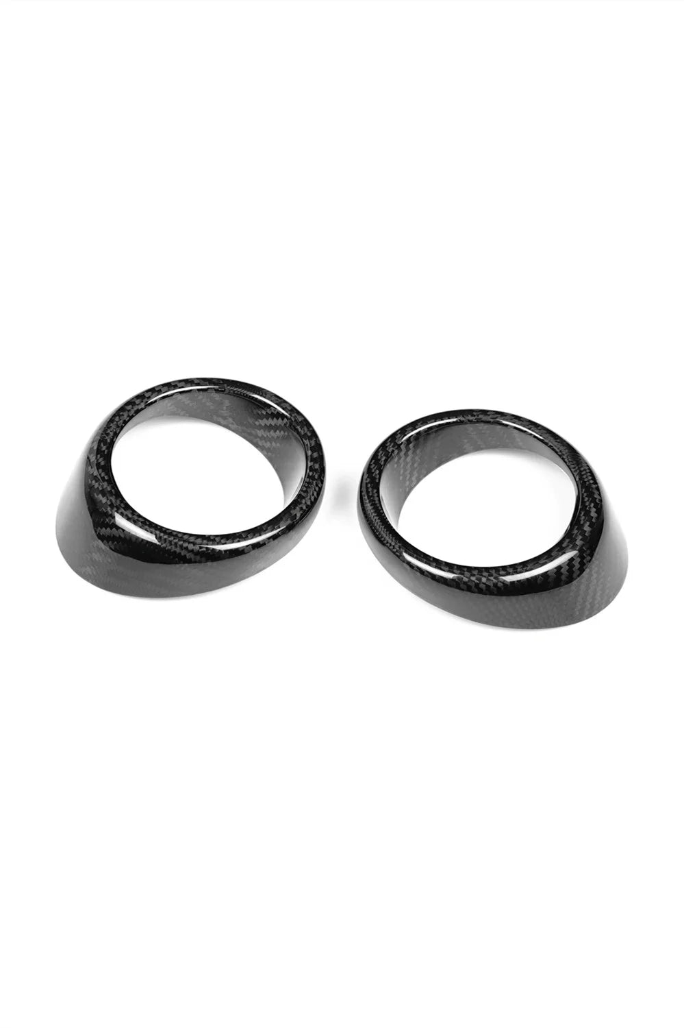 Infiniti G37 Carbon Fiber Fog Light Bezels Trim Covers