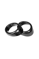 Infiniti G37 Carbon Fiber Fog Light Bezels Trim Covers