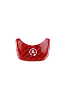 Carbon Fiber Start Stop Button Trim Cover For Mercedes Benz-red