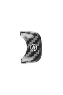 Carbon Fiber Start Stop Button Trim Cover For Mercedes Benz-black