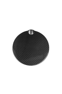 Carbon Fiber Gas Cap Trim Cover For Mini Cooper-black