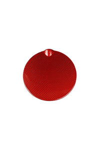 Carbon Fiber Gas Cap Trim Cover For Mini Cooper-red