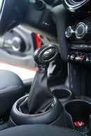 Mini Cooper F54/F55/F56 Carbon Fiber Gear Shift Knob Trim Cover [2pcs]-black