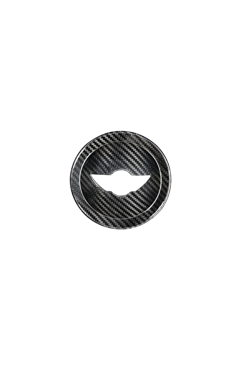 Mini Cooper R55/R56/R57 Carbon Fiber Steering Wheel Center Trim Cover