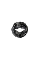 Mini Cooper R55/R56/R57 Carbon Fiber Steering Wheel Center Trim Cover Black