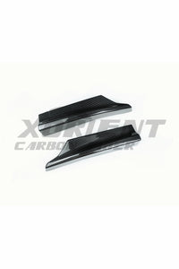 Subaru 2022+WRX Carbon Fiber Front Bumper Skirts Trims[2ps]-black