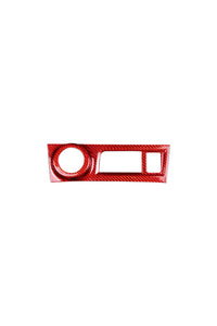 Subaru BRZ & Toyota 86 Carbon Fiber Interior Engine Start Frame Trim Cover Red