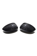 XCF Fiat 500 Abarth Mirror Covers-white cut put Scorpion Mark