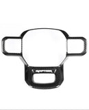Xorient Carbon Fber F150 2021-Up Steering Wheel Trim Hard Carbon Fiber Cover With "RAPTOR" logo cutout
