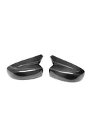 Infiniti G37 Carbon Fiber M Style  Mirror Caps Trim Covers-black