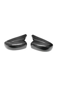 Infiniti G37 Carbon Fiber M Style  Mirror Caps Trim Covers-black