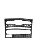 Infiniti G37 Dry Carbon Fiber Radio Console Panel Trim Cover -BLACK