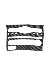 Infiniti G37 Dry Carbon Fiber Radio Console Panel Trim Cover -BLACK