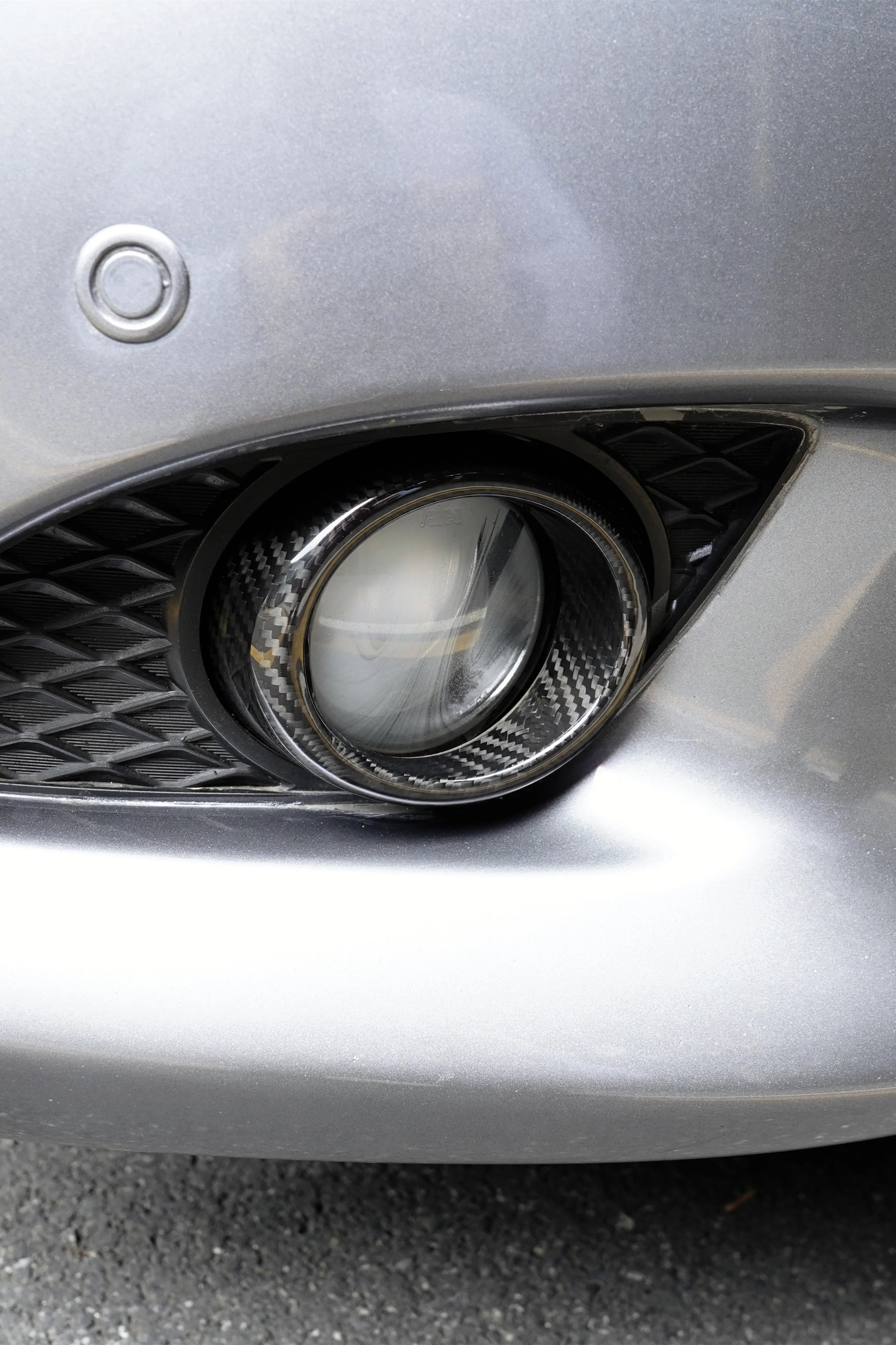 Infiniti G37 Carbon Fiber Fog Light Bezels Trim Covers