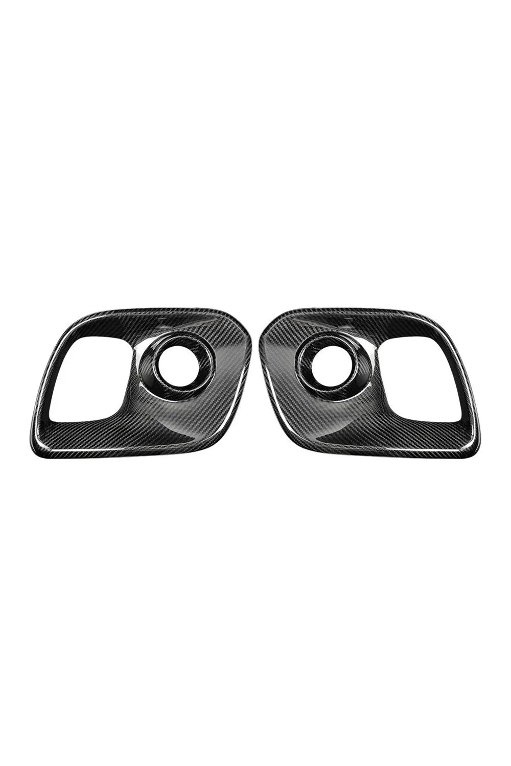 FIAT 500 ABARTH 595 695 Real Carbon Fiber Front Fog Light Covers(A PAIR)