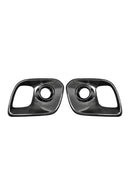 FIAT 500 ABARTH 595 695 Real Carbon Fiber Front Fog Light Covers(A PAIR)
