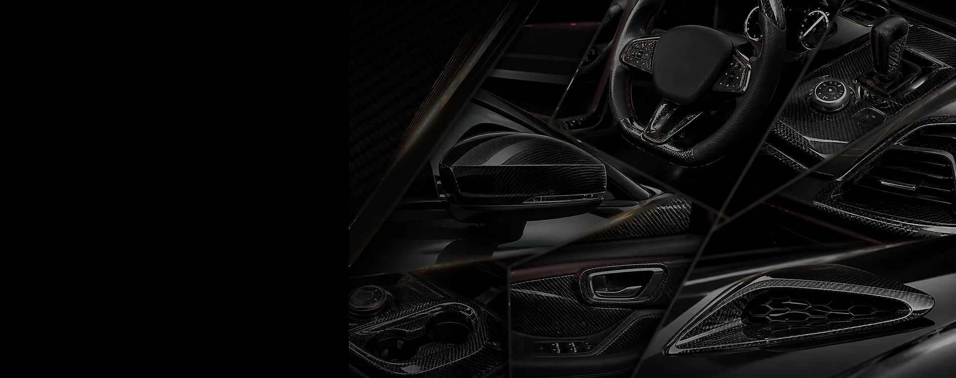 Real carbon fiber car parts factory-direct value