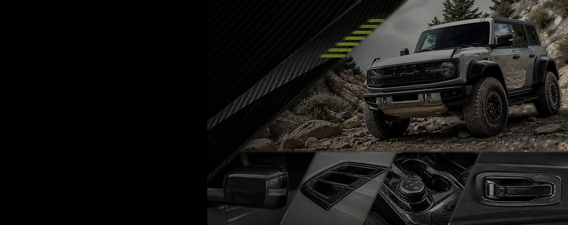 Ford Bronco carbon fiber parts new arrival