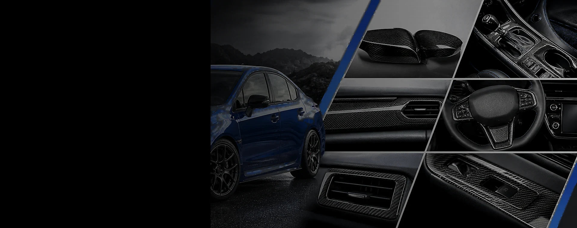 Subaru WRX carbon fiber parts collection