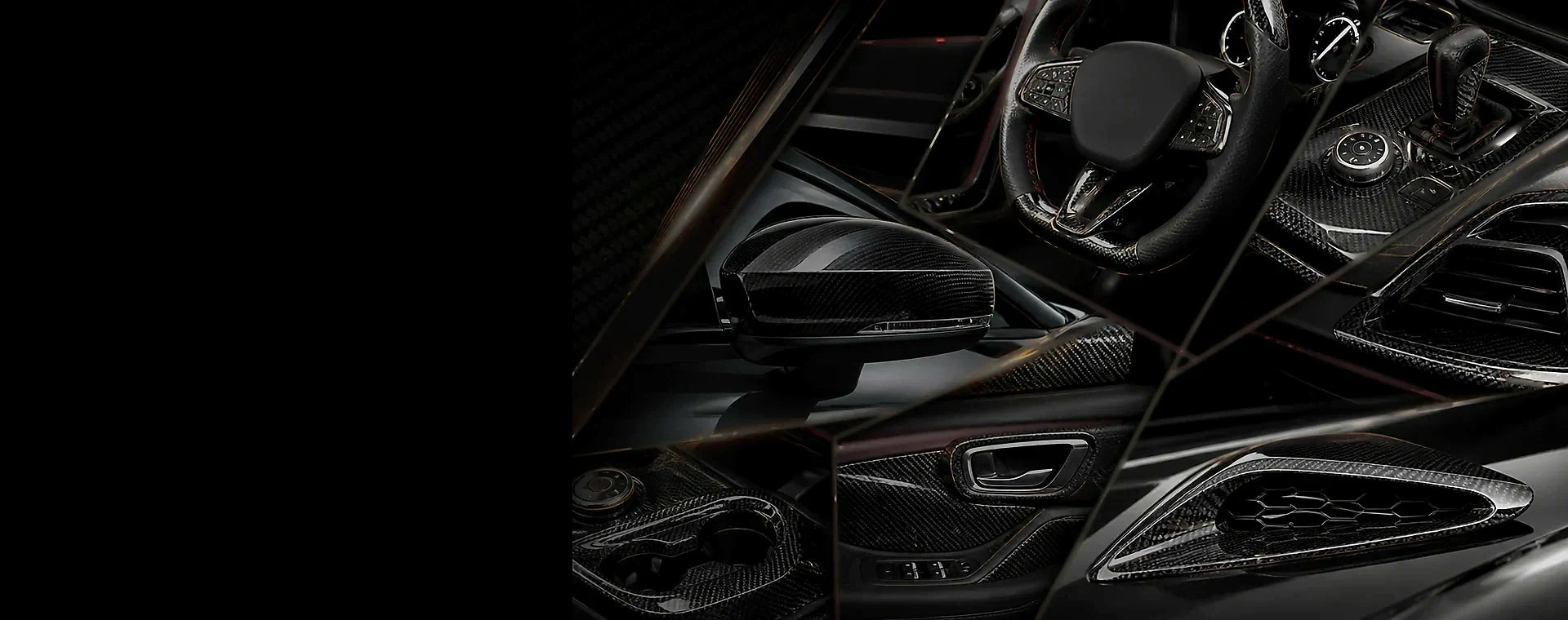 Real carbon fiber car parts factory-direct value