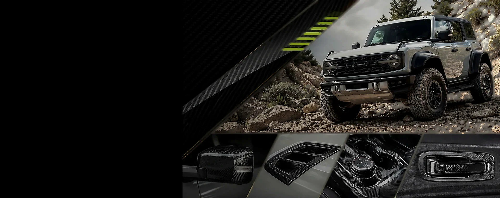 Ford Bronco carbon fiber parts new arrival hero banner