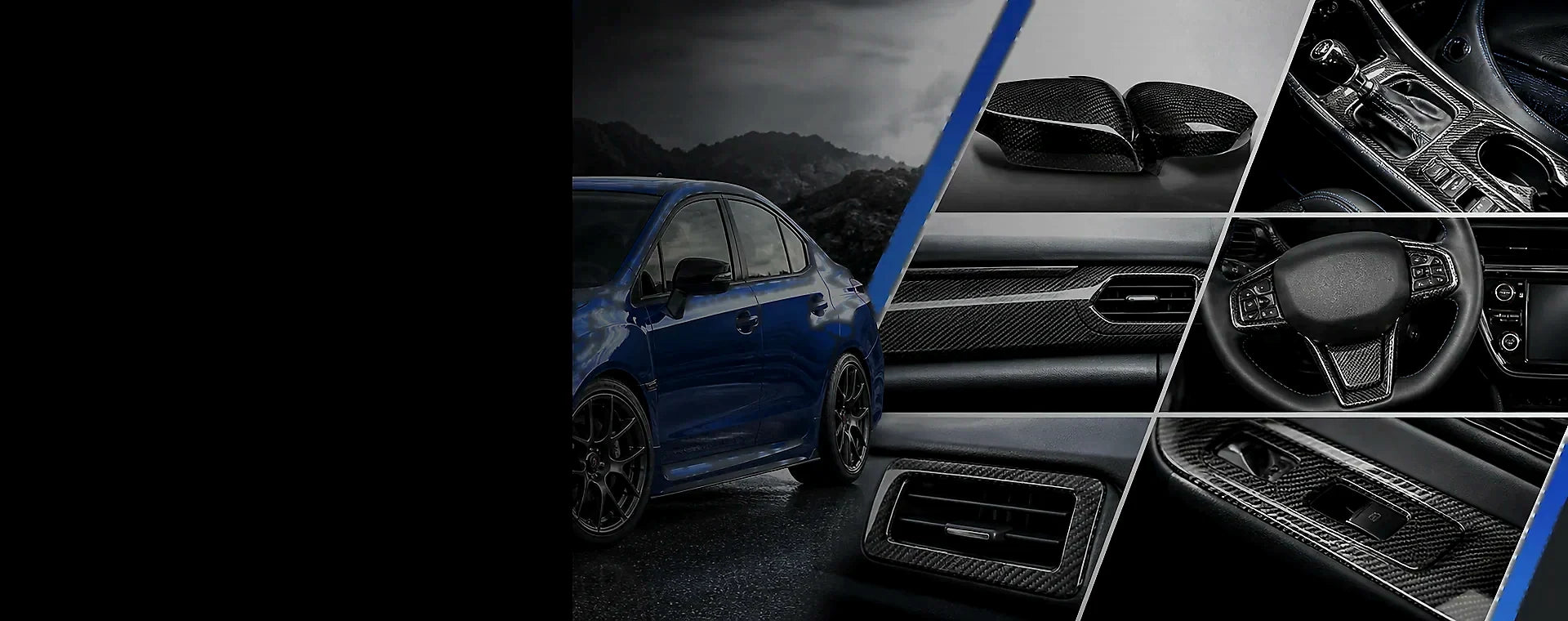 Subaru WRX carbon fiber parts collection